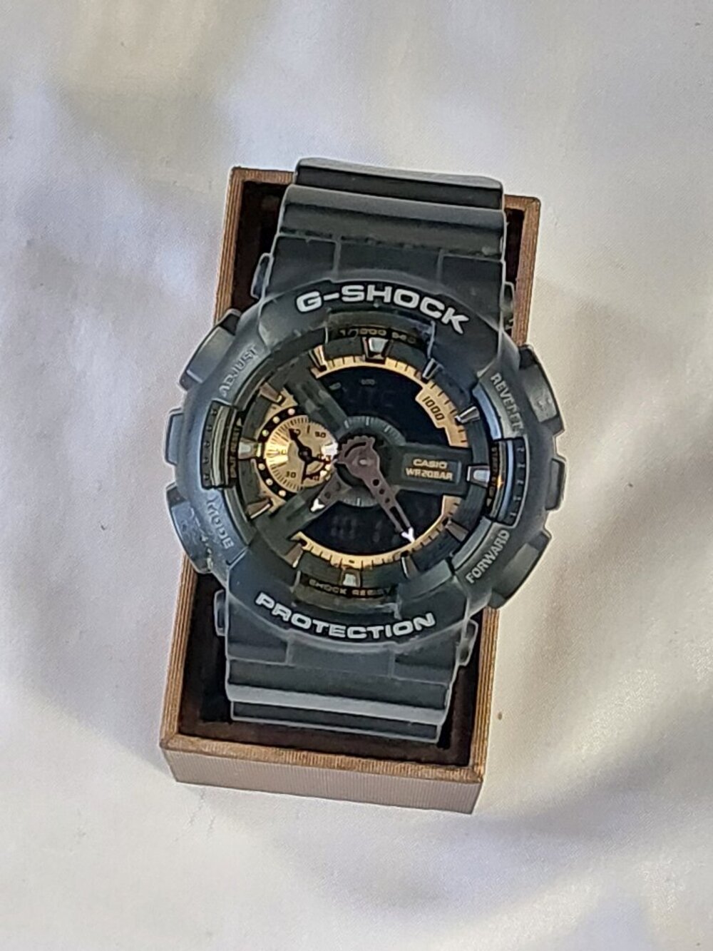 Casio G-Shock Analog/Digital Watch Matte Black Resin GA-110RG